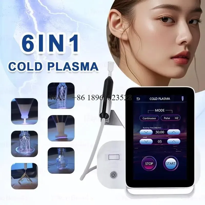 WMWMNU for Professional Titanium Cold Plasma Desktop Ozone SkinCare Device for Facial Wrinkle Removal Sterilization