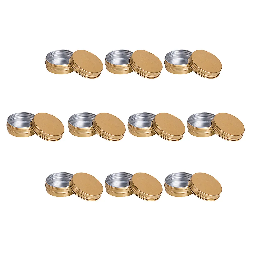 

Контейнеры для бальзамов, пищевые контейнеры с крышками, маленькие алюминиевые баночки для крема