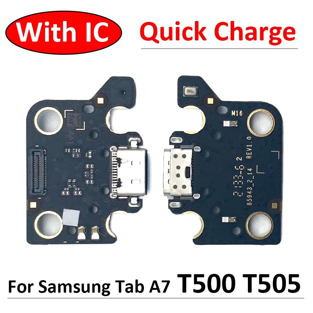 For Samsung Tab A7 10.4 (2020) SM-T500 / T505 USB Charge Port Jack Dock Connector Charging Board Flex Cable