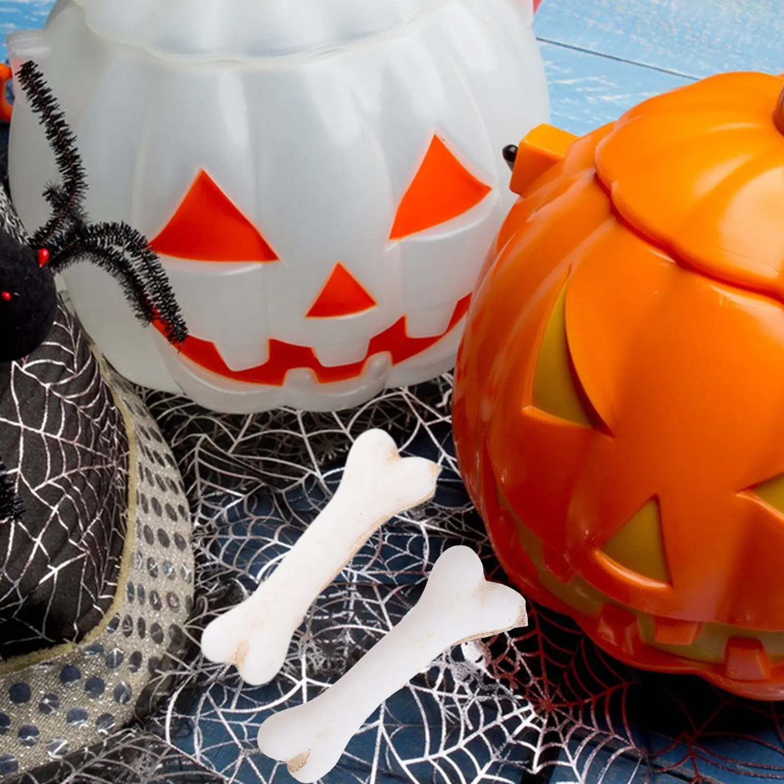 Halloween Miniature Bones Resin Decoration Spooky Prank Indoor Outdoor Horror Party Supplies Mini Crafts Ornament Dollhouse