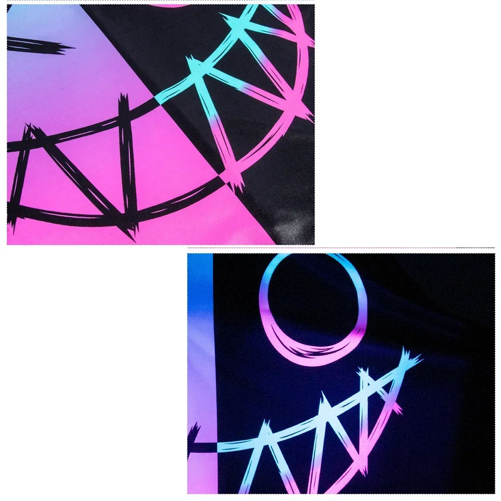 هالوين الكبار مهرج الفلورسنت عباءة حفلة كرنفال مهرجان الزي اكسسوارات النساء هارليكوين تأثيري حلي الدعامة