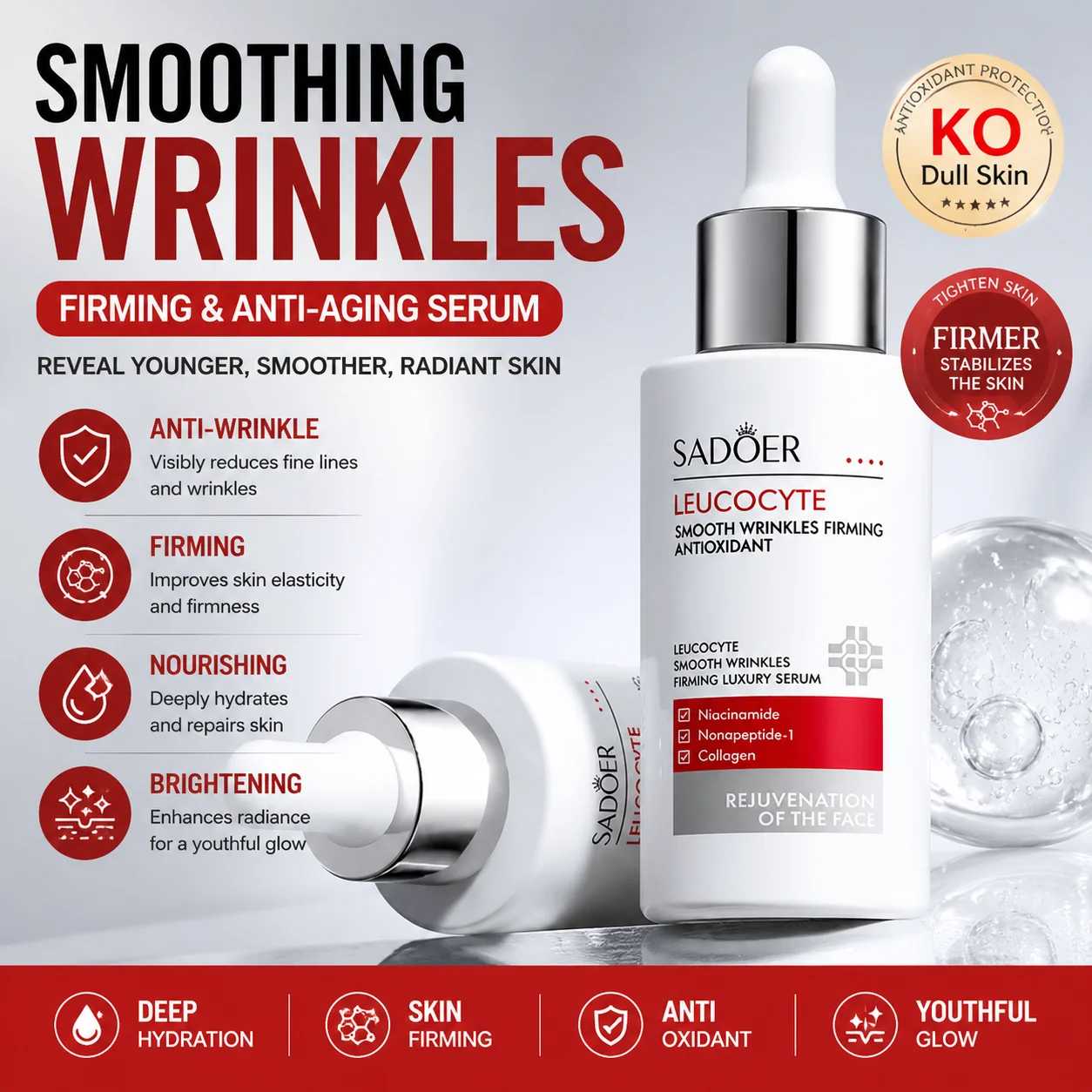 Luxury Skincare Essence - Роскошная эссенция для лица с белыми