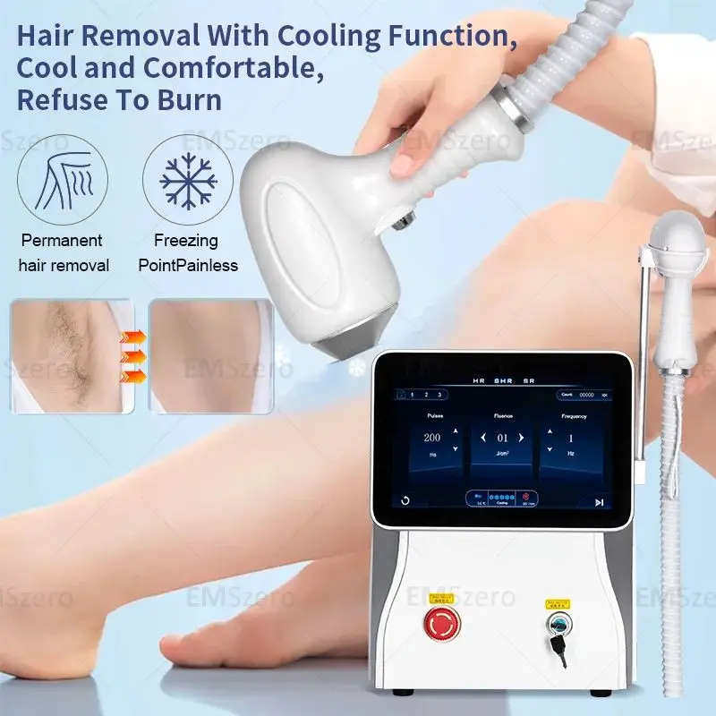 

3500W ice Titanium Diode laser hair removal permanent epilation Professional Permanent L-aser 3 waves 755 808 1064nm Hair Remov