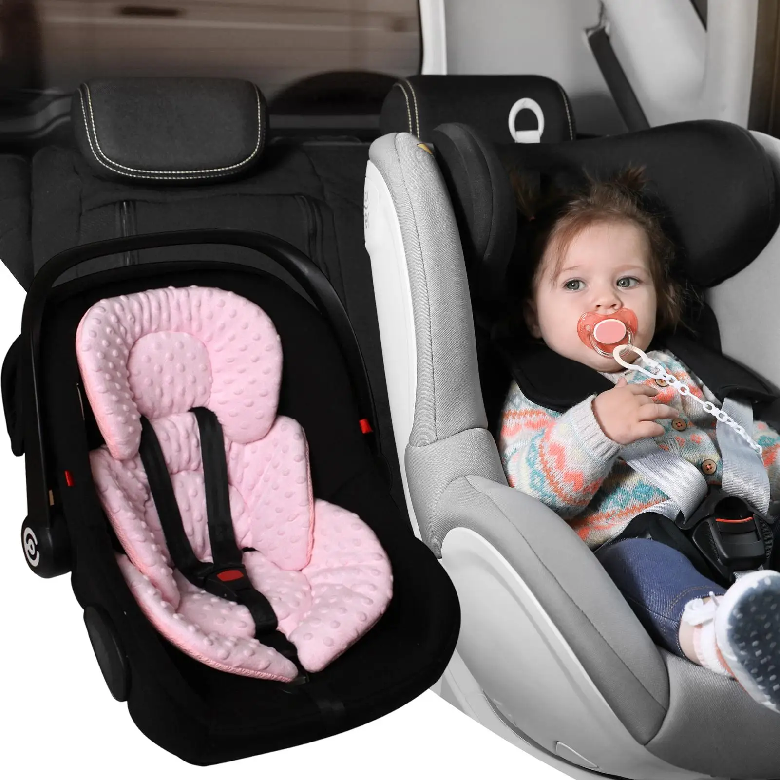 

Stroller Inserts For Babies 2 In 1 Reversible Breathable Supportive Mat Baby Stroller Padding Seat Liners For Comfort Support