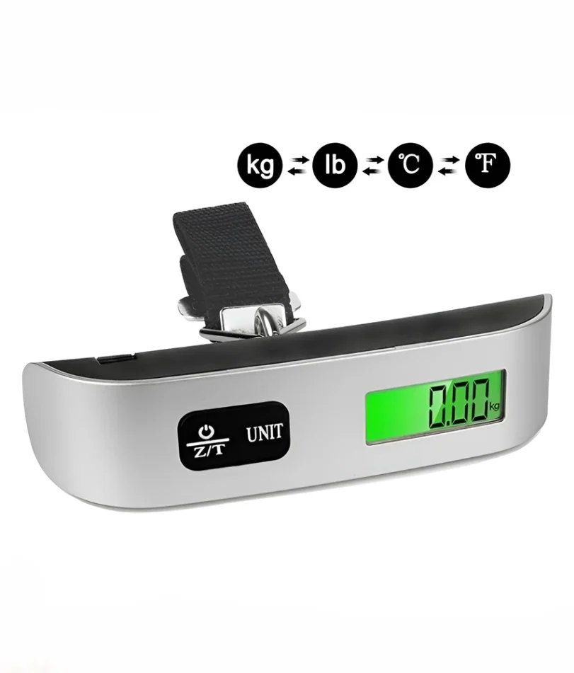 Portable Scale Digital LCD Display 110lb/50kg Electronic Luggage Hanging Suitcase Travel Weighs Baggage Bag Weight Balance Tools