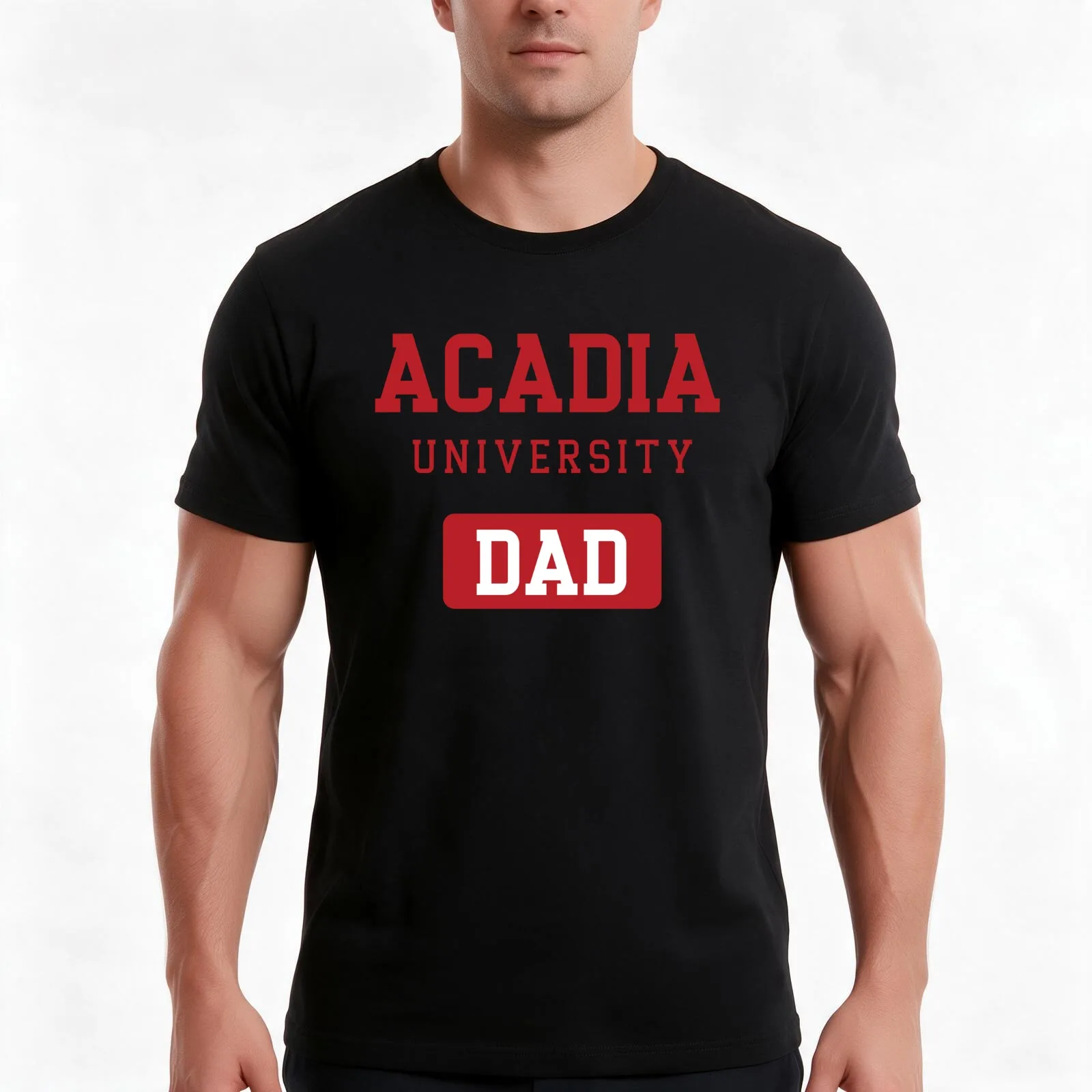 Copy of Acadia University Classic Dad T-Shirt Summer Casual Cotton Tee Oversized Streetwear Tops Vintage Graphic Print