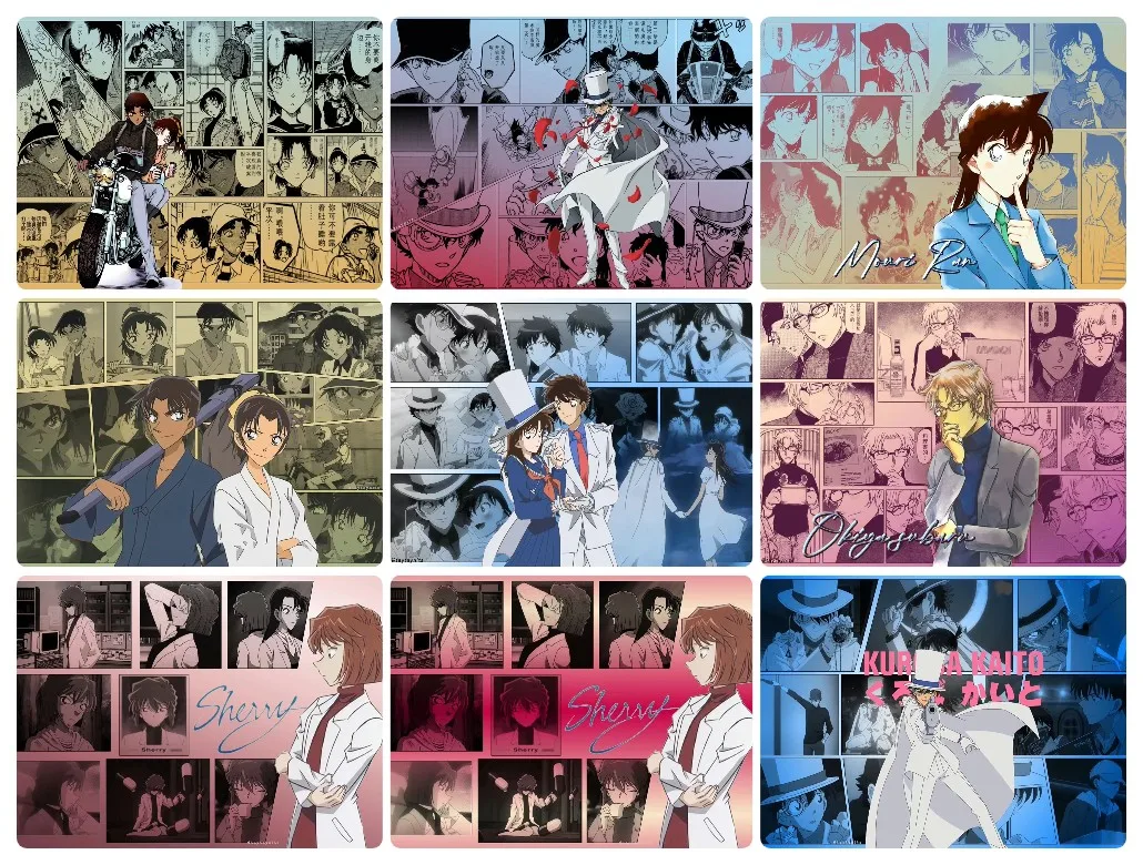 Quebra-Cabeças Clássicos de Anime Japonês DIY com Personagens de Detective Conan para Adultos, Terapia de Melhoria de Foco, Decoração de Escritório