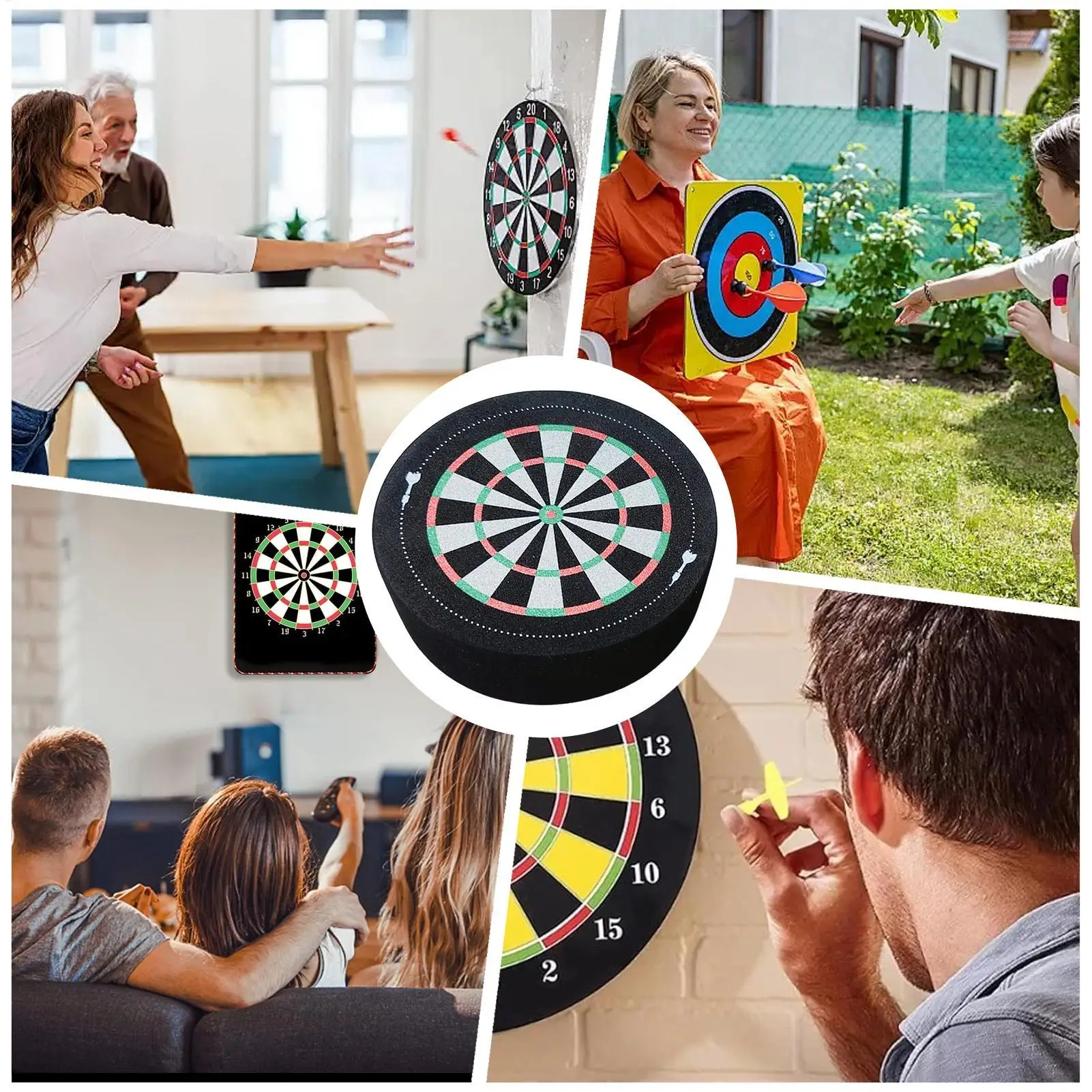 Dart Case 3.9 Inch Dartboard Tip Mount Dart Holder Stand For Game Room Man Cave Bar Home Target Competition Play Family Club