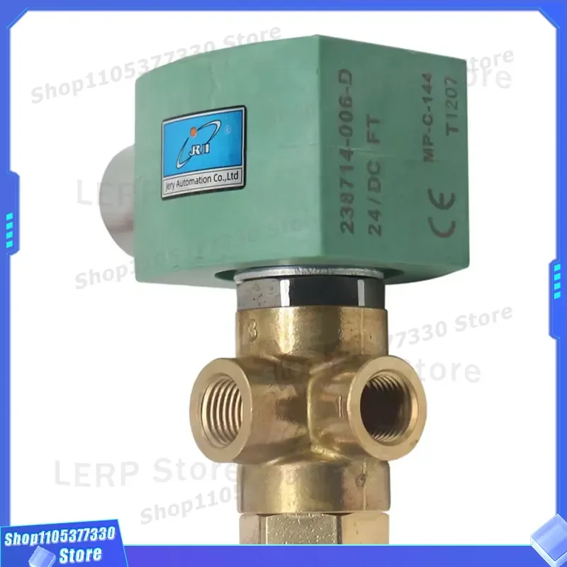 Brass Solenoid Valve for Sullair Air Compressor 02250125-657 Screw Type Consumables Accessories Replacement Parts Industrial