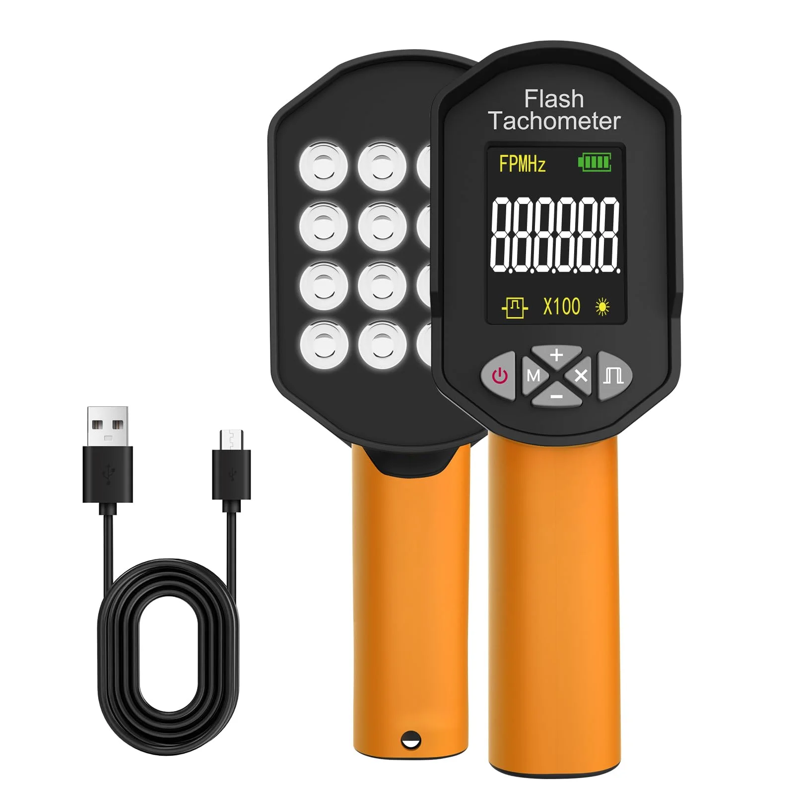 

HoldPeak ручной светодиодный тахометр 60-100000 об/мин