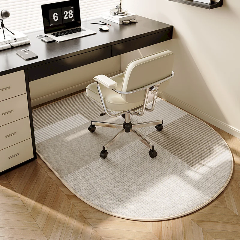 VIKAMA Geometric Block Pattern Arch Anti Slip Carpet Noise Reduction Soft Floor Mat Study Home Decoration