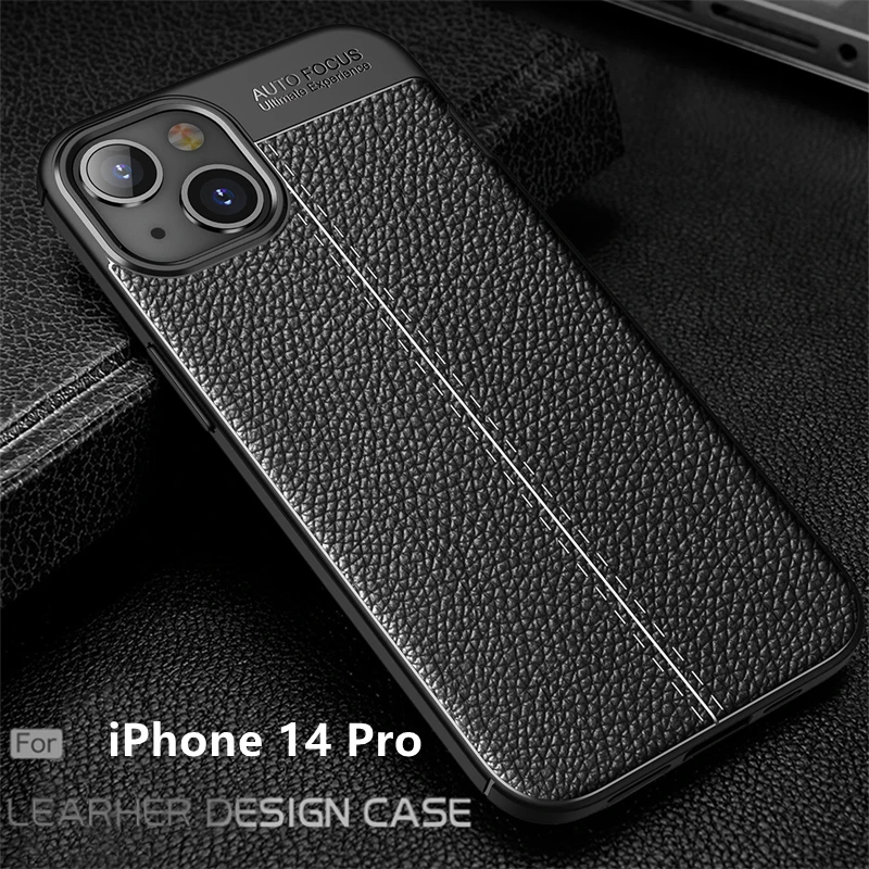 

For iPhone 14 Plus Case For Capa iPhone SE 2022 3 11 12 13 14 Pro Max Shockproof TPU Leather For Fundas iPhone 14 Pro Max Cover