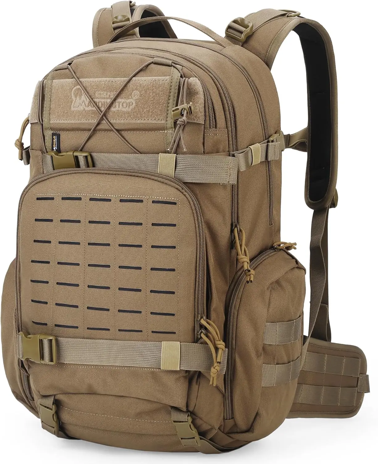 

35L Molle Tactical Military Backpack for Men, Durable Cordura Backpack Ideal for Hiking, Camping, and Survival