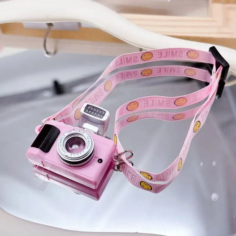 For 17cm labubu Decoration Camera Accessories Simulated Mini Camera Can Flash And Produce Sound Cute Doll