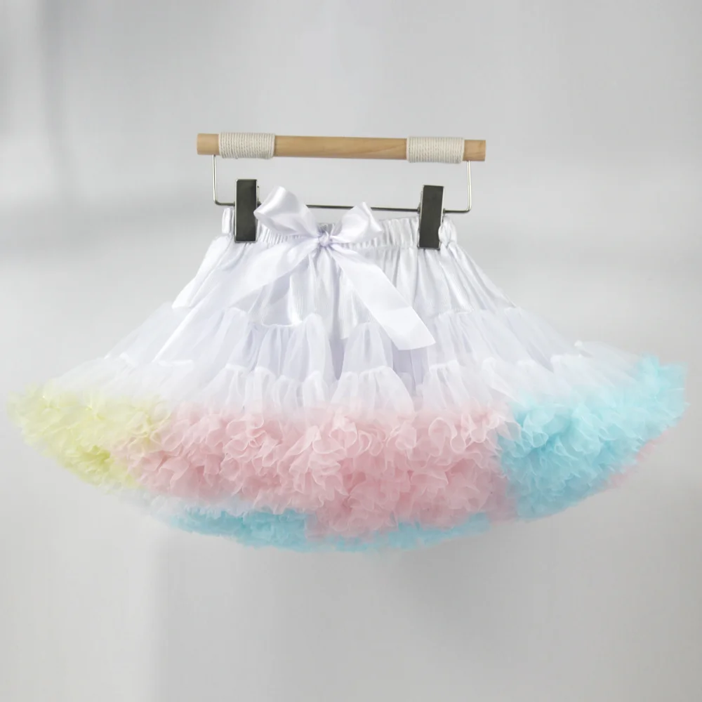 1–15 Jahre üppiger kleiner Baby-Tutu-Rock für Kinder, geschwollene Tüllröcke für Mädchen, Neugeborene, Party, Prinzessin, Mädchenkleidung – Detail 11