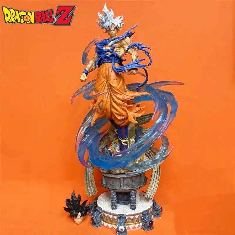 49cm Dragon Ball Anime Figure Gk Ultra Ins Son Goku Pvc Action Figure Son Goku's Life Collection Toy Statue Model Birthday Gift