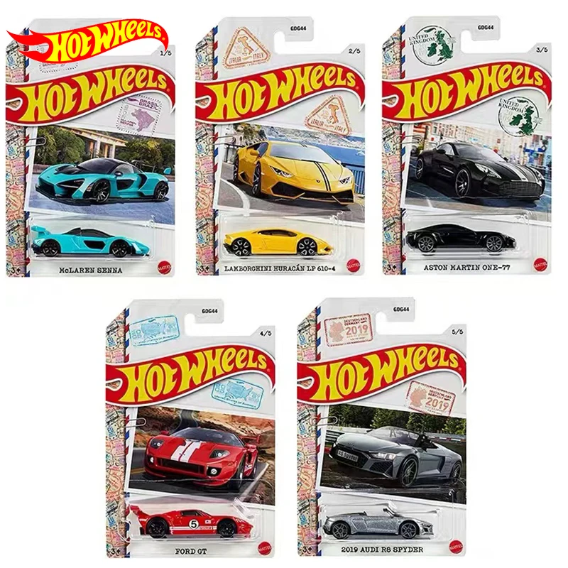 Original Hot Wheel Car Culture Stamps Honda Mopar Series Alloy Model Sports Vehicle Toys for Children Diecast 1/64 Automobile