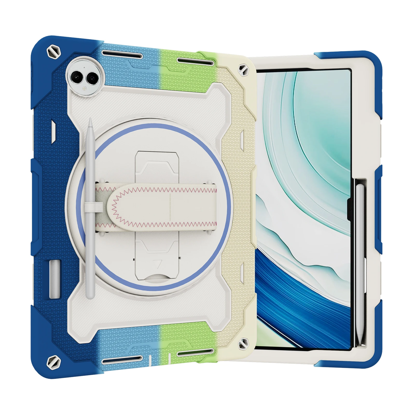 

360 Rotating Armor Case Universal For Huawei MatePad Pro 13.2 2025 2024 WEB-W00 PCE-W29 W30 PCE-AL30 Heavy Duty Kickstand Cover