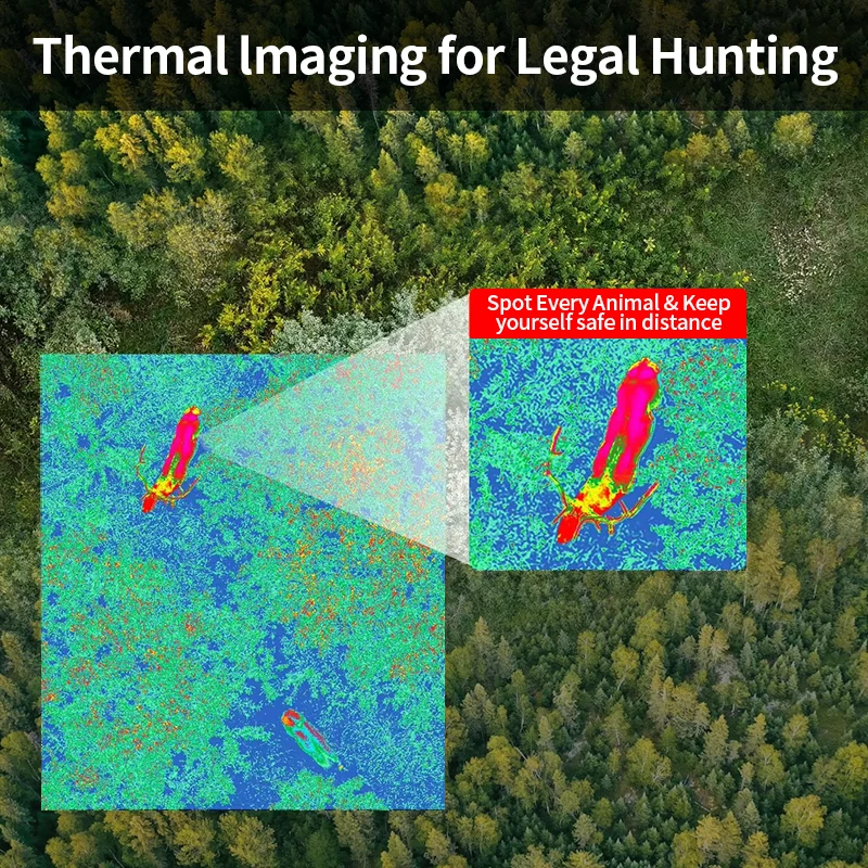 نطاق حراري للصيد طويل المدى مع نطاقات وملحقات دقة 640*512 #4