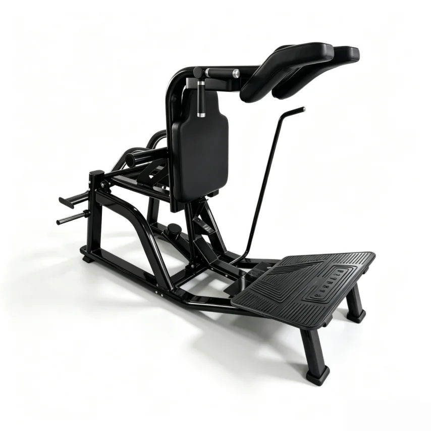 Chinese Commercial-Grade Steel Hack Squat Machine for Professional Gyms Strength Training Lower-Body Workouts Safety Features