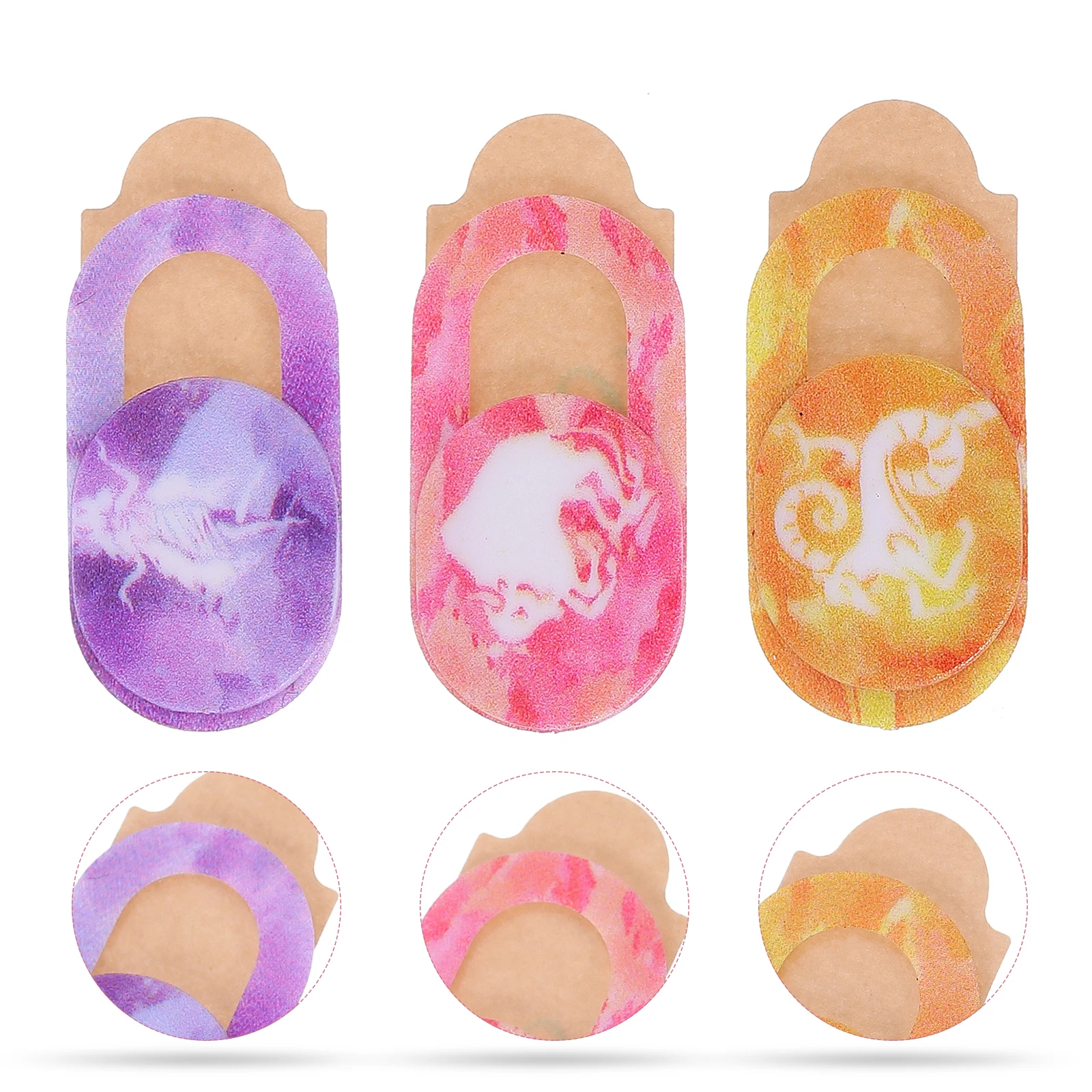 

3pcs Webcam Cover Privacy Protector Environmental Plastic For Laptop Phone Tablet Camera Guard Safe Storage