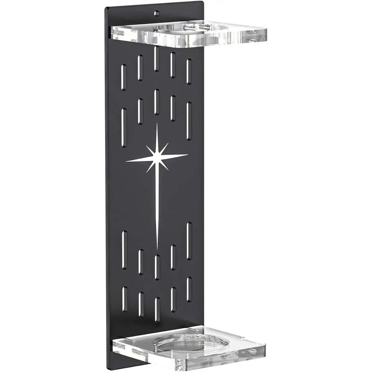 A1709K Light Saber Wall Mount Holder, Acrylic Saber Sword Stand Display, Vertical Wall Mounted Light Saber Display Rack SUMMER