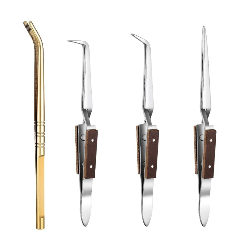 High Temperature Jewelry Soldering Supplies Honeycomb Soldering Blocks Reverse Lock Tweezers Jewelry Making Tools 97QE