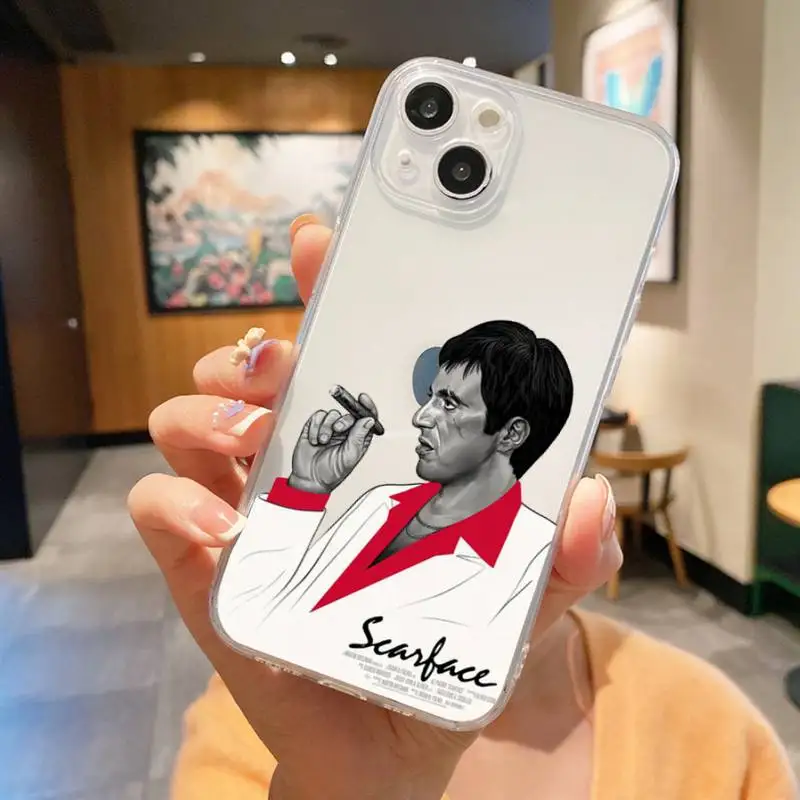 Scarface 1983 Film Al Pacino Film Handyhülle für iPhone 7 8 Plus X Xr Xs 11 12 13 Se 2020 Mini Mobile Iphones 14 Pro Max Hülle