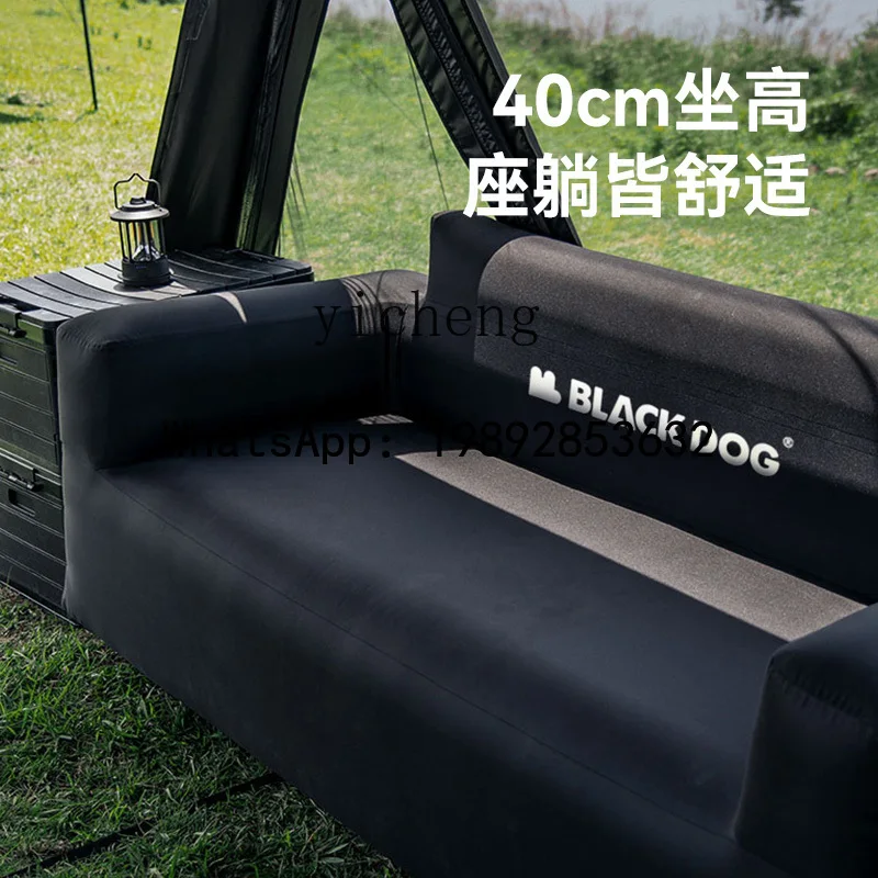 

inflatable sofa outdoor double camping air bed music festival lazy inflatable bed portable