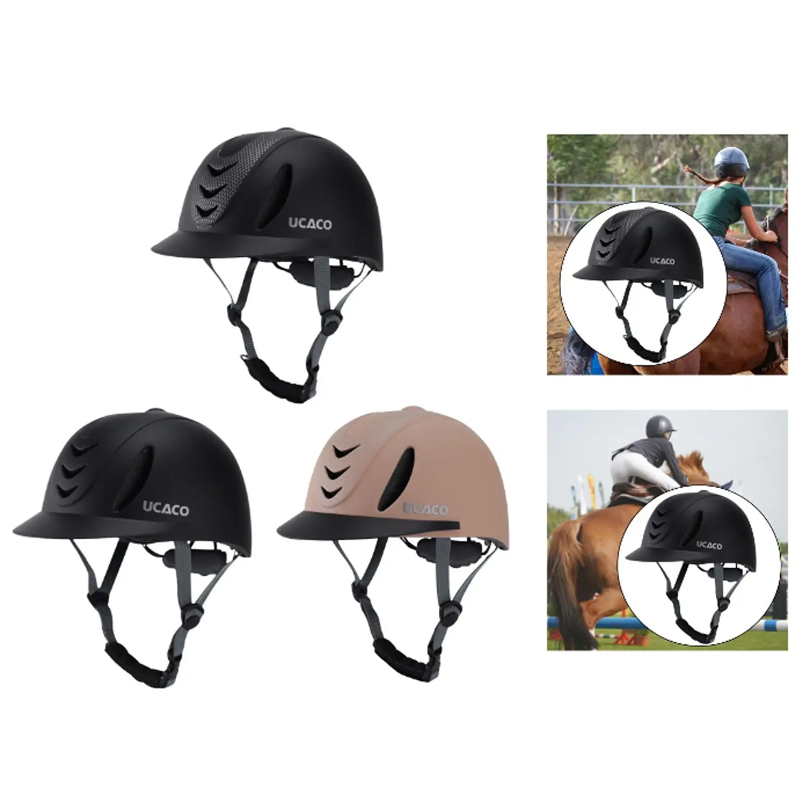

Horse Riding Helmet Shockproof Equestrian Equipment Breathable Riding Helmet