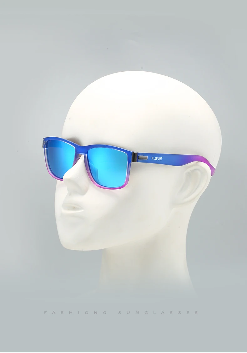 Karos Polarisierte Damenmode Sonnenbrille Luxus Designer Herren Sonnenbrille Sport UV400 Brillen – Detail 3