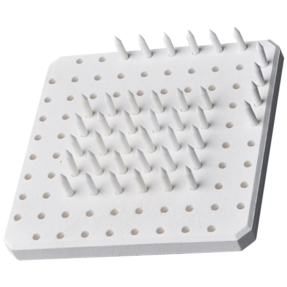 60 Pcs Kiln Mat Pottery Firing Support Nail Supplies Rack Tools Refractory Nails Clay The