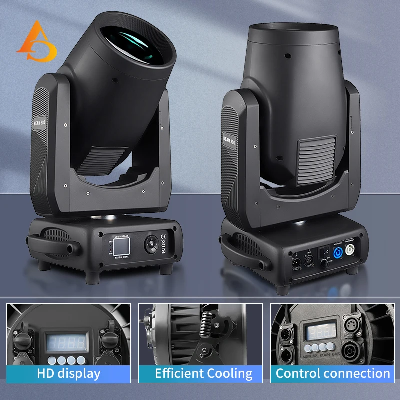 DMX 380 واط لمبة شعاع تتحرك رئيس ضوء 8500 كيلو التحكم التلقائي المنشور المزدوجة مع الانحلال التكبير قوس قزح تأثير ضوء المرحلة الطرف