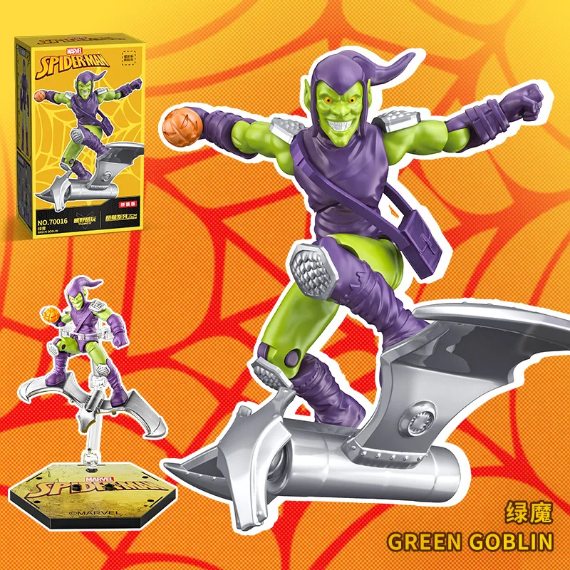 Marvel Legends Blöcke Venom SCHWARZ ANZUG Spider Man Bausteine GRÜN GOBLIN Cartoon baustein Spielzeug Für Kinder Geschenke – Detail 3