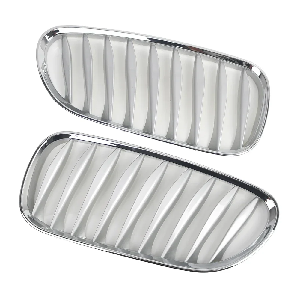 Car Exterior Accessory BMW Z4 Front Grille Coupe Front Grille Silver Quick Installation Wear-resistant Easy To Use