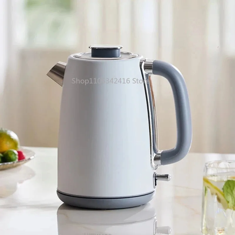 1.7L Stainless Steel Electric Kettle，Automatic Power-off Portable Travel Tea Kettle，Home Kitchen Hot Water Heating Appliance