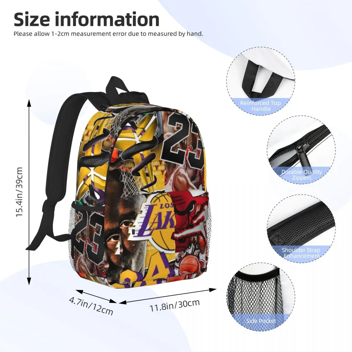 Bolsa Escolar ligera E Il Black Mamba, bolsa informal para la escuela, al aire libre, compras, oficina, 15 pulgadas