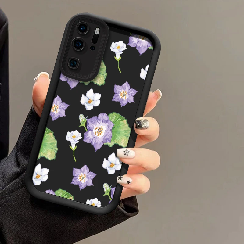 حافظة هاتف لهاتف انفينيكس هوت 40i 30i 10 20 Play 60 Pro Plus Zero 30 GT 30 20 10 Pro Note 50 40 30 VIP غطاء سيليكون بنمط الأزهار