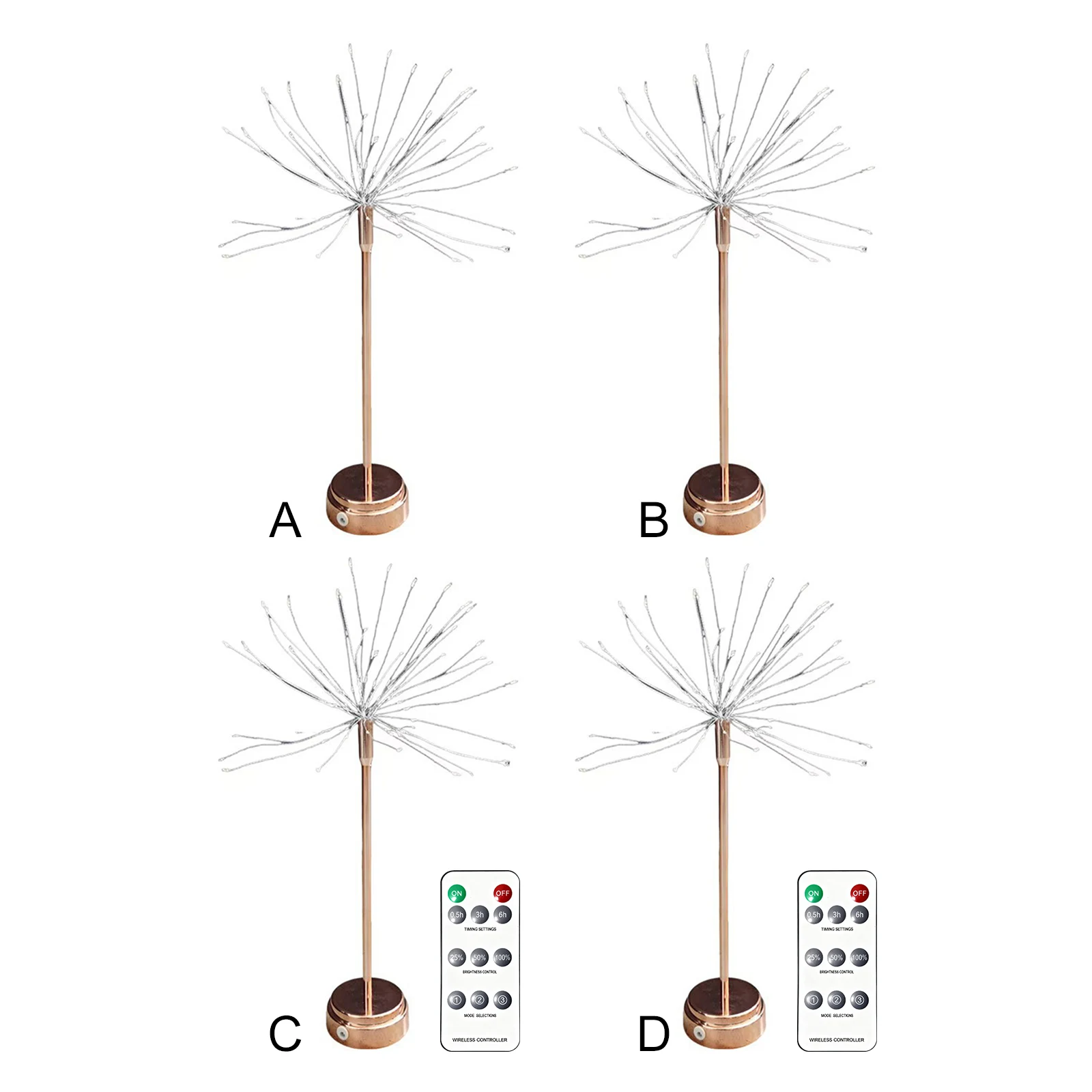 

Мини-настольные светильники со звездами, лампы с одуванчиками на батарейках, декор стола, теплый белый цвет, лампы одуванчика с дистанционным управлением