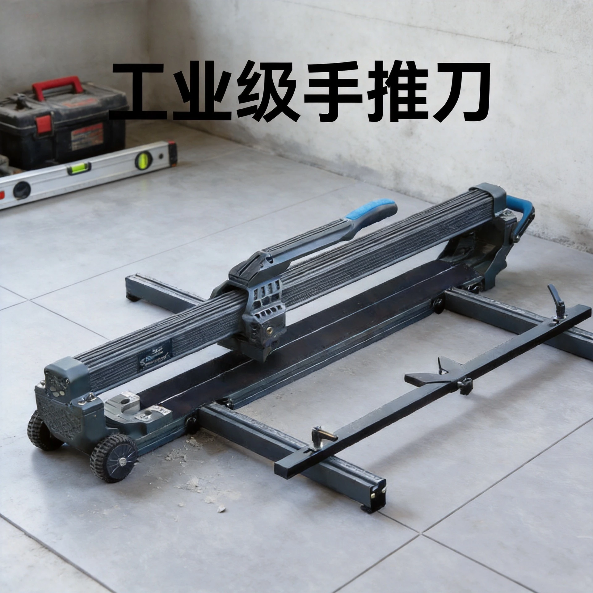 Manual tile cutting machine high precision hand push push knife rock slab floor tile large slab track push pull knife