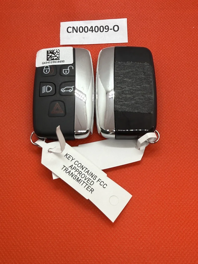 CN004009 OEM For Range Rover Smart Card 5 Button 434Mhz Smooth Surface 49 Chip Keyless Go