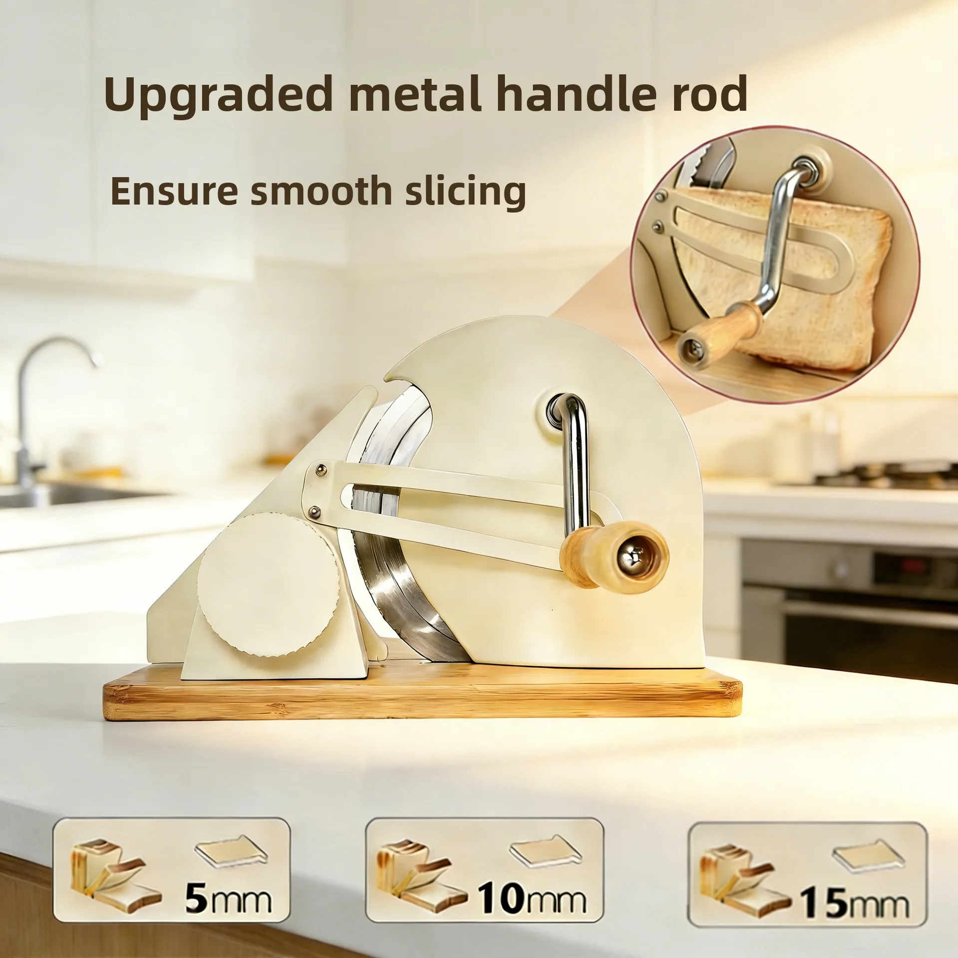 Bread slicer Stainless steel blade Sour bread toast slicer Baking supplies evenly cut