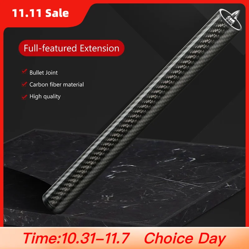 

Billiards Extension 12 inch Carbon Fiber Extendable Extension Billiard Accessories for Mezz Predator KONLLEN ZOKUE Jflowers Cue