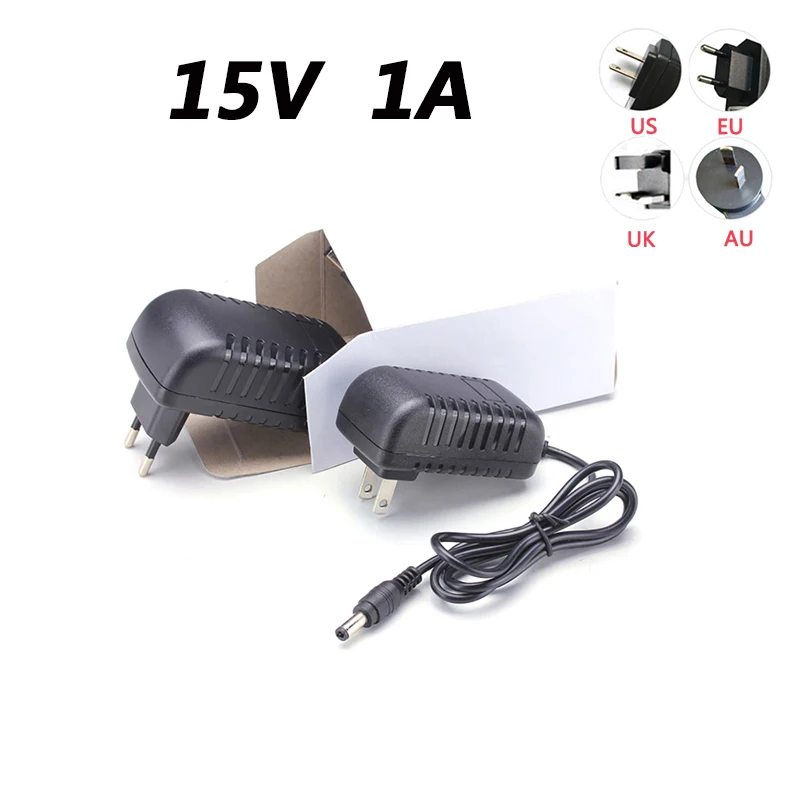 15V 1A  Mobile Hard Disk Wireless Router Power Adapter DC L-type Orifice 3.5*1.35MM  Stabilized Power Cord