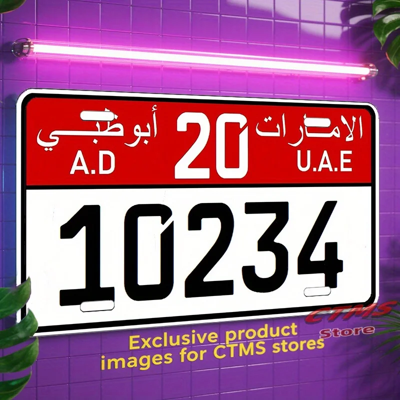 2D Flat Surface, 1 Aluminum License Plate Frame Weather-resistant, with Pre-drilled Holes for Easy Installation