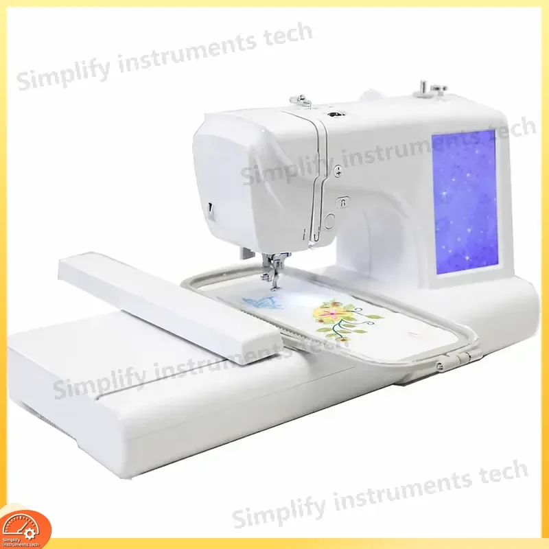 Multifunctional Household Sewing with Embroidery Function 7 Inch LCD Touch Screen Computerized Sewing