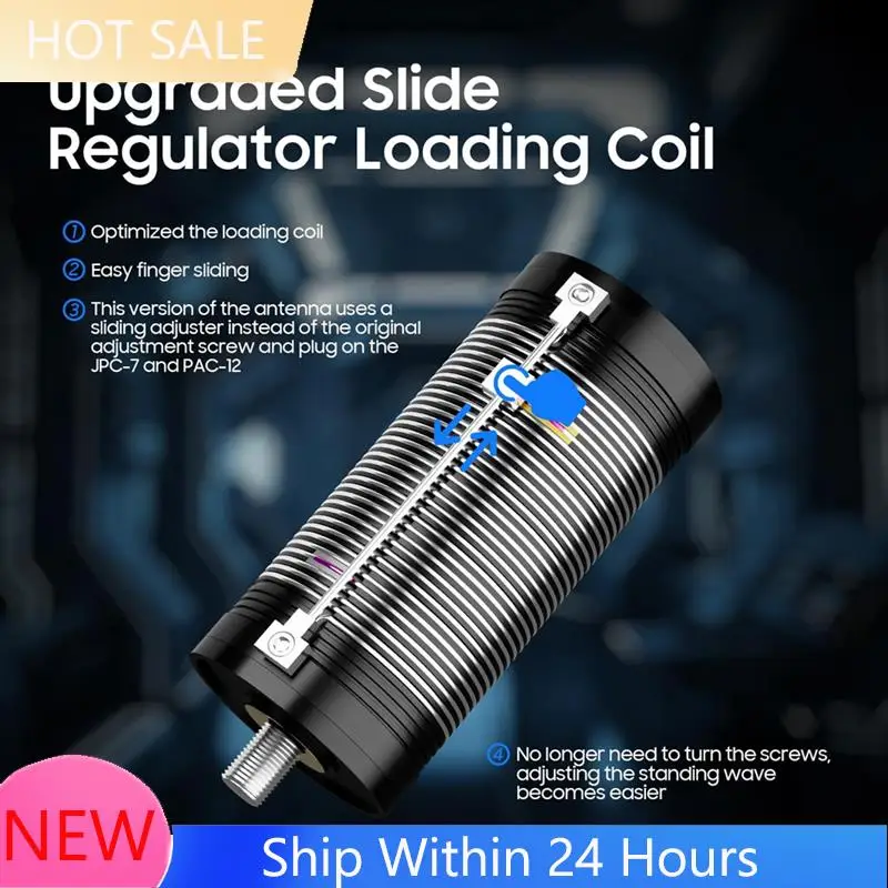 ~ 【EM estoque】JPC-12 para antena de rádio amador 7-50Mhz todas as bandas verticais 40M-6M 8 bandas com regulador deslizante para exterior