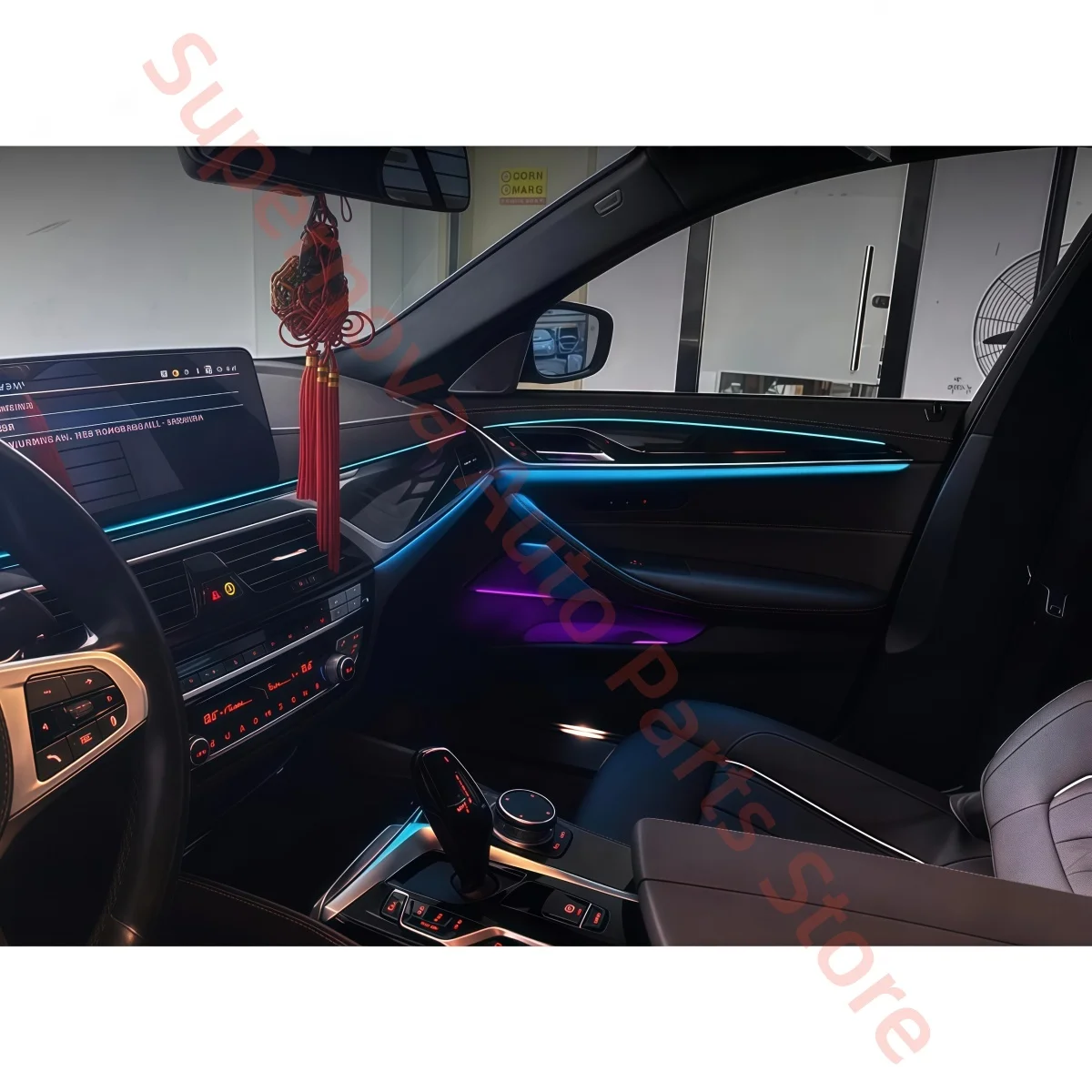For BMW M5 F49 2018-2023 Ambient light automotive interior lighting upgrade Car accessories Luminous horn ring Decorative strip