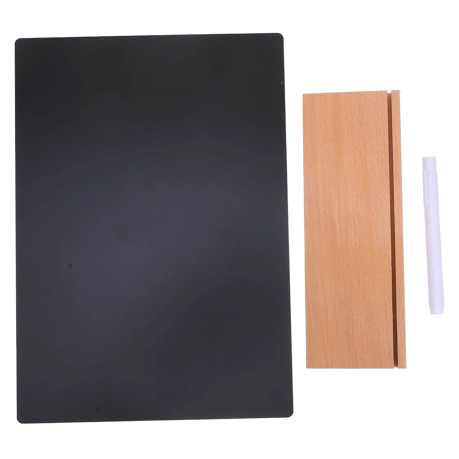 1 set Hand-Drawn Small Blackboard Thickened Desktop Chalkboard Sign For Table Menu Message Display Erasable Writing Board Decor