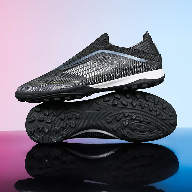 

Men Soccer Shoes Training TF Match Futsal Ultralight Breathable Long Spikes Football Boots Indoor Sneakers Cleats Drop Shipping